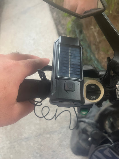 Solaris - פנס עוצמתי עם צופר מובנה לנוכחות מיטבית.