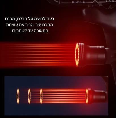 טיילור - פנס אחורי חכם עם חיישן בלימה.