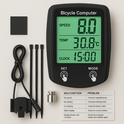 SpeedoX -  ספידומטר בעל 14 פונקציות מתקדמות